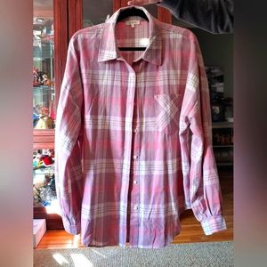 Flannel button up shirt